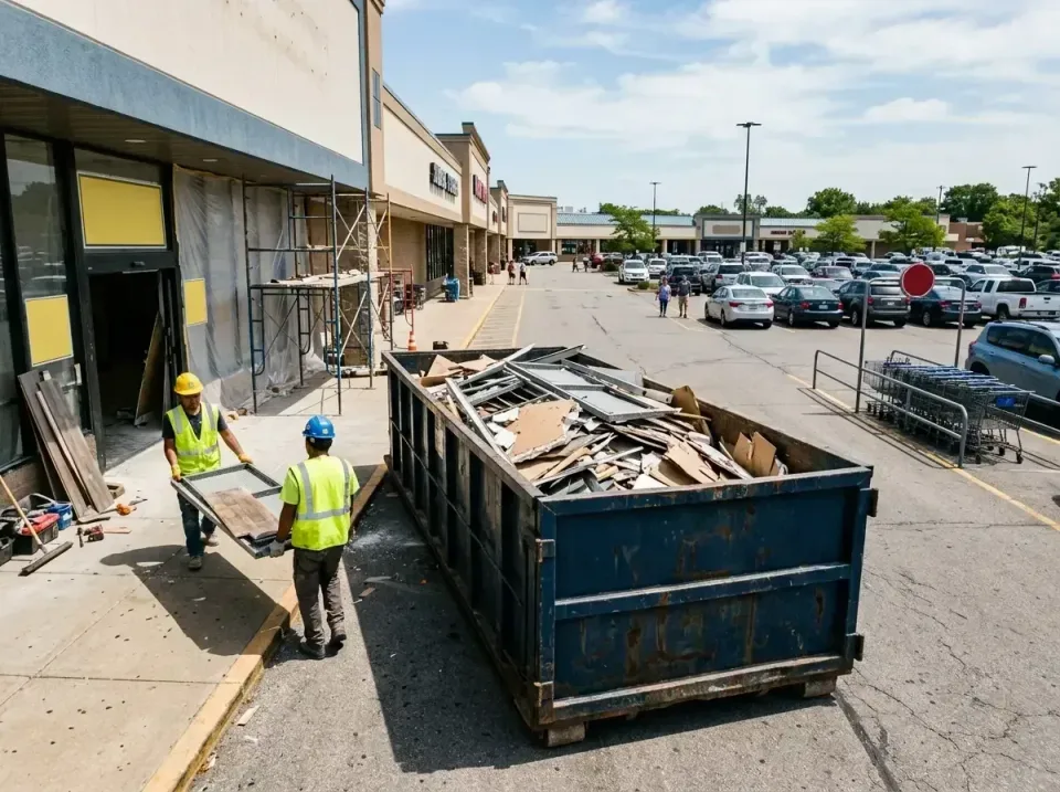 retail-store-renovation-debris-003 — frequently asked questions, Roll-off Dumpster Rentals in Lebanon, IL
